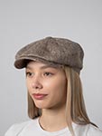 Кепка STETSON арт. 6842507 HATTERAS SILK/LINEN HERRINGBONE (светло-коричневый)